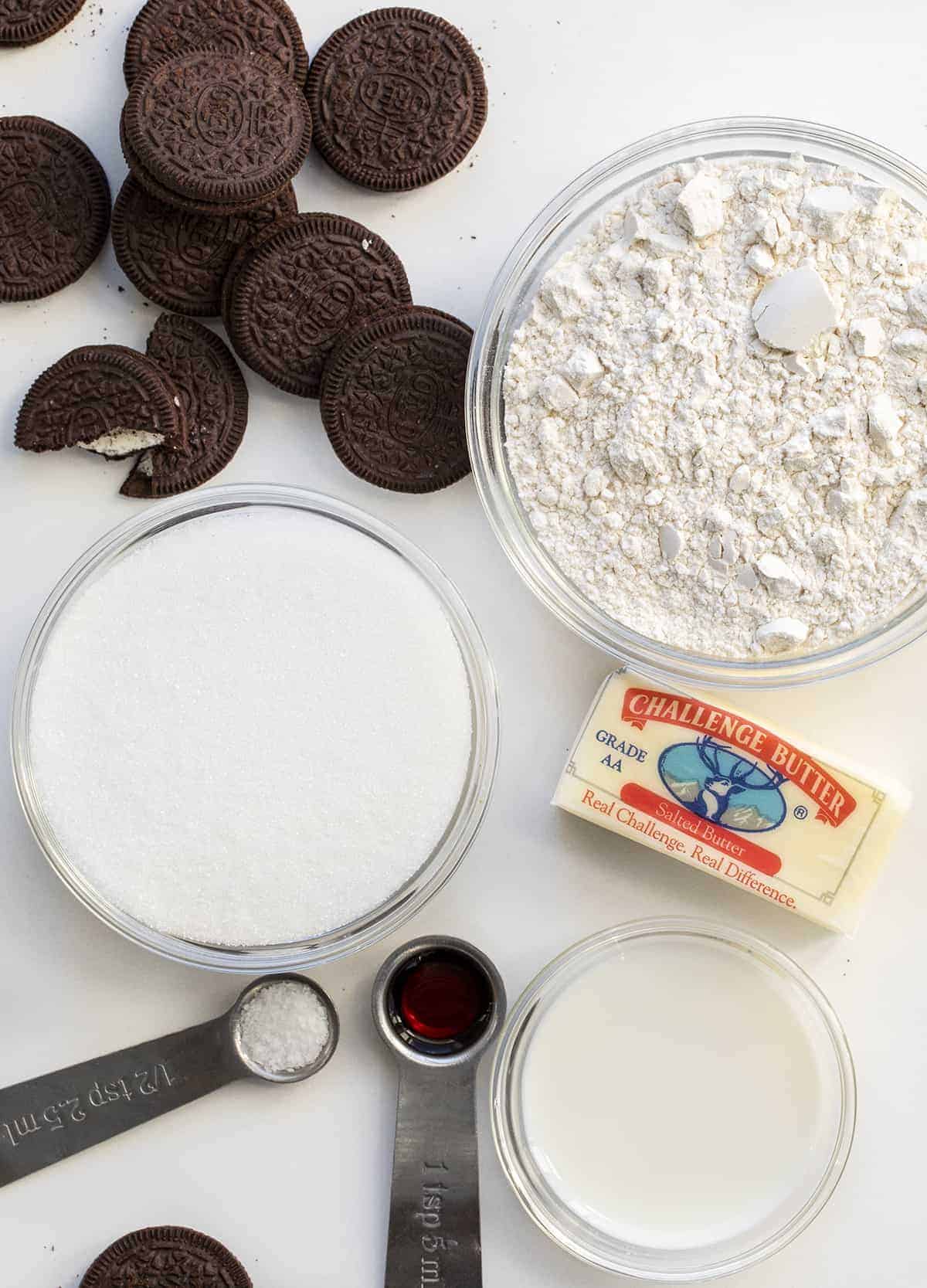 奥利奥曲奇面团的原料