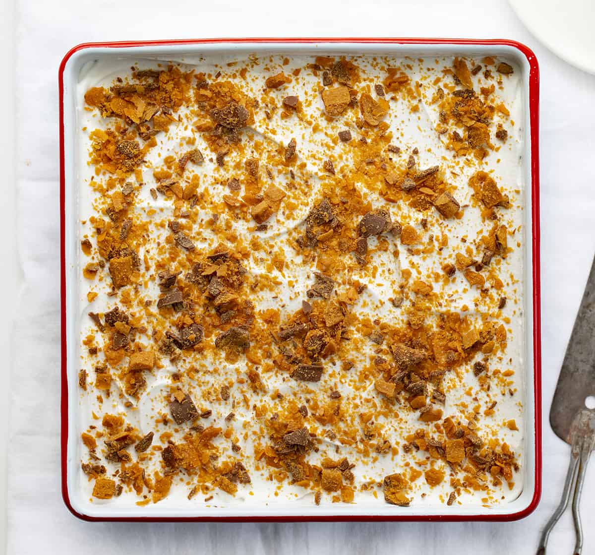 一锅黄油手指Lush。甜点，没有烘焙甜点，黄油手指甜点，分层甜点，郁郁葱葱，郁郁葱葱的甜点，甜点食谱，我是面包师，iambaker