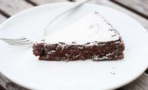 无面粉巧克力蛋糕!面筋免费的!